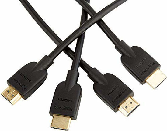 Picture of AmazonBasics High-Speed HDMI Cable, 3 Feet, 2-Pack
