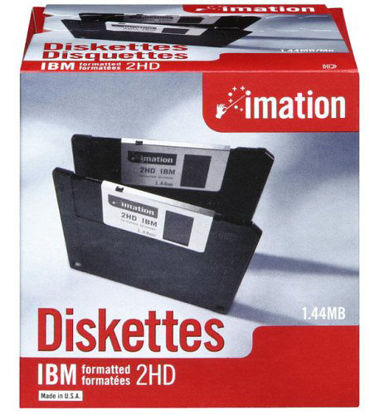 Picture of Imation - 3.5 DS-HD (2.0 MB) IBM PC Formatted - Black 25-Pack