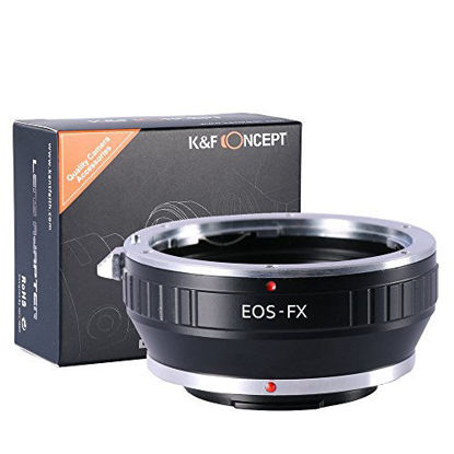 Picture of K&F Concept EOS EF/EFS Lens to FujiFX Mount X-Pro1 X Camera X-Series Mirrorless Cameras