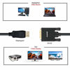 Picture of DisplayPort to DVI 6 Feet Cable 2 Pack, Benfei Dp Display Port to DVI Converter Male to Male Gold-Plated Cord 6 Feet Black Cable Compatible for Lenovo, Dell, HP and Other Brand