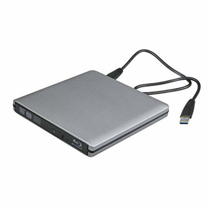 Picture of USB C Type C USB 3.0 External 3D HD Blue ray Player for MacBook pro USB C Blue ray Reader Combo DVD Burner Drive for MacBook Pro MacBook Air iMac All Laptop and Desktop pc