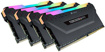 Picture of Corsair Vengeance RGB Pro 32GB (4x8GB) DDR4 3600 (PC4-28800) C18 Desktop Memory - Black