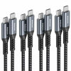 Picture of USB C to USB C Fast Charging Cable 60W 4-Pack[10ft+6.6ft+3.3ft+1ft], NIMASO USB Type C Charger Cord Compatible with Samsung GalaxyS21/S21+/S20+ Ultra Note 20, Pixel 4/3 XL, MacBook Air iPad Pro 2020