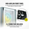 Picture of Corsair 4000D Airflow Tempered Glass Mid-Tower ATX PC Case - White