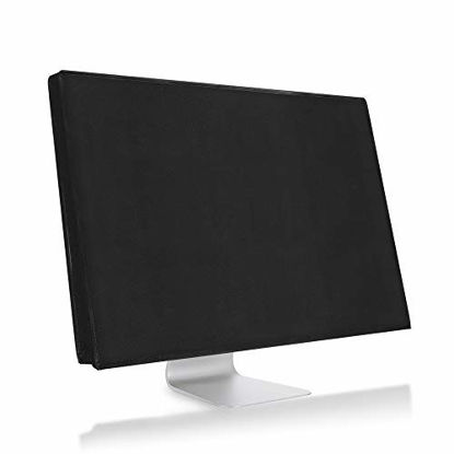 Picture of kwmobile Monitor Cover Compatible with 27-28" Monitor - Anti-Dust PC Monitor Screen Display Protector - Black