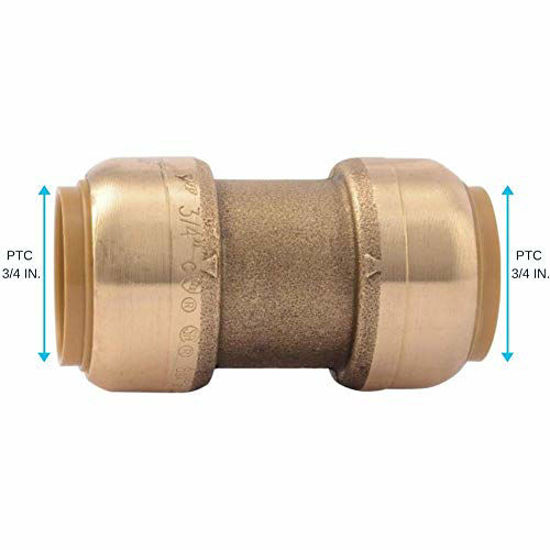 GetUSCart SharkBite U016LFA4 Straight Coupling Plumbing 3/4 Inch, PEX