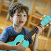 Picture of POMAIKAI Soprano Wood Ukulele kid Starter Uke Hawaii kids Guitar 21 Inch with Gig Bag for kids Students and Beginners (Light Blue)