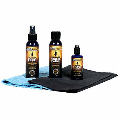 Picture of MusicNomad Premium 5-Piece Kit Guitar Cleaning And Care Product (MN108)