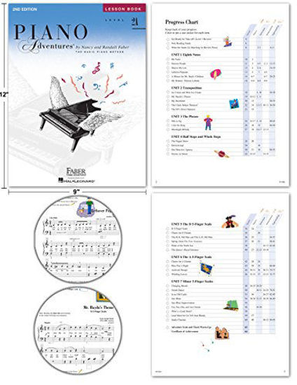 GetUSCart- Piano Adventures Level 2A Learning Library Set By Nancy ...