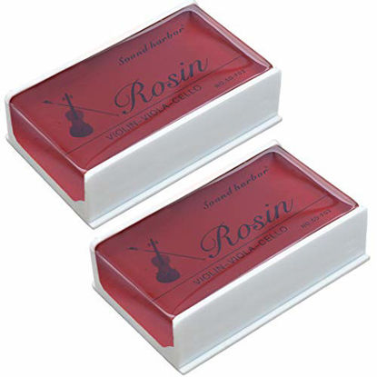 Picture of Rosin 2 pack Big size Rosin Natural Rosin for Violin Cello Viola Bows (Red)