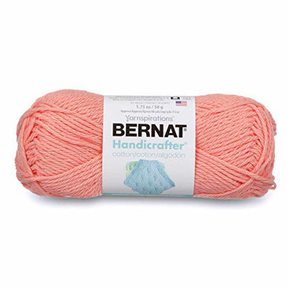 Picture of Bernat Handicrafter Cotton-Solids Yarn, Coral Rose