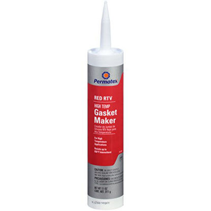 Picture of Permatex 81409-12PK High-Temp Red RTV Silicone Gasket, 11 oz. (Pack of 12)