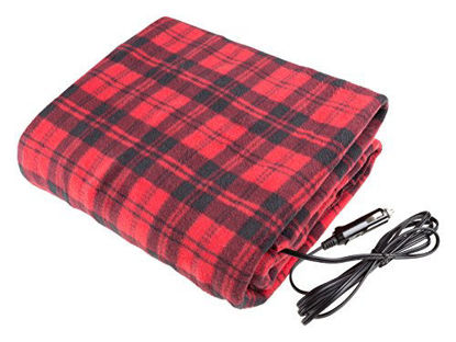Picture of Stalwart 75-BP800 Red/Black Electric Blanket for Automobile