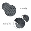 Picture of Amazon Basics 3-Piece All-Season Odorless Heavy Duty Rubber Floor Mat for Cars, SUVs and Trucks, Black