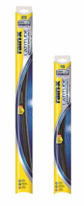 Picture of Rain-X - 810163 Latitude Water Repellency Wiper Blade Combo Pack 26" and 16"