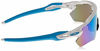 Picture of Oakley Men's OO9208 Radar EV Path Polarized Rectangular Sunglasses, Polished White & Blue/Prizm Sapphire, 38 mm