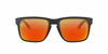Picture of Oakley Men's OO9417 Holbrook XL Polarized Square Sunglasses, Matte Black/Prizm Ruby, 59 mm