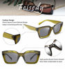 Picture of FEISEDY Classic Women Sunglasses Fashion Thick Square Frame UV400 B2471
