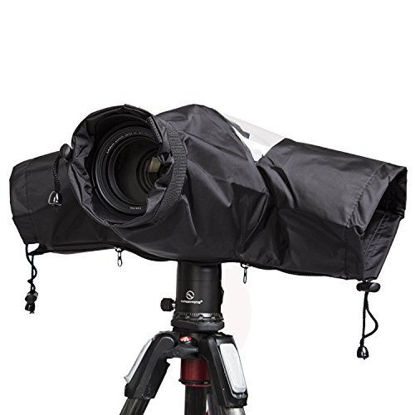 Picture of Professional Waterproof DSLR Camera Rain Cover for Digital SLR Cameras,Nikon/Canon/Sony and etc