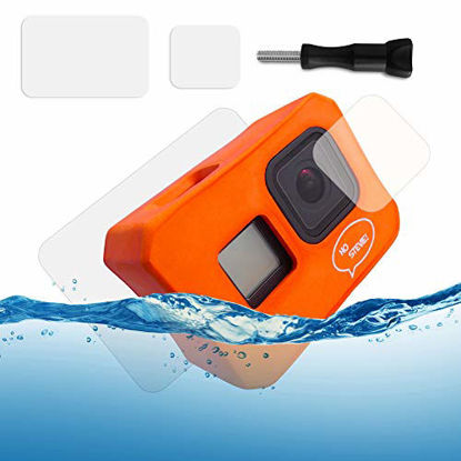 Picture of Ho Stevie! Floaty Case + Screen Protectors for GoPro Hero 8 Black | Ultra-Buoyant Floating Case with Long Screw | Save Your Memories