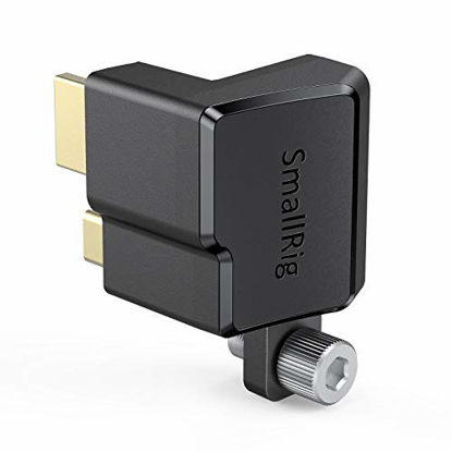 Picture of SMALLRIG HDMI/USB Type-C Right-Angle Adapter Only for Blackmagic Pocket Cinema Camera BMPCC 4K Camera Cage - AAA2700