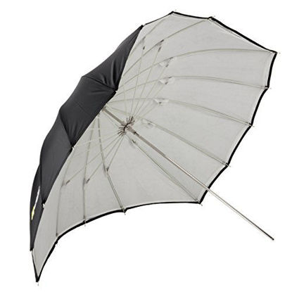 Picture of Angler ParaSail Parabolic Umbrella (White with Removable Black/Silver, 45"")"