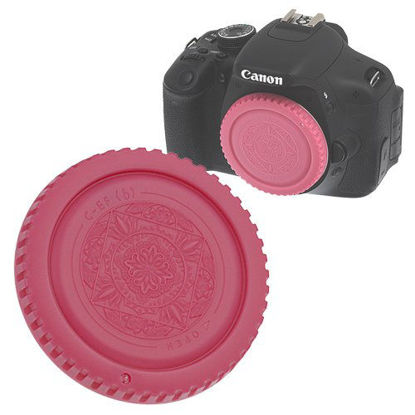 Picture of Fotodiox Designer Pink Body Cap Compatible with Canon EOS EF and EF-s Cameras