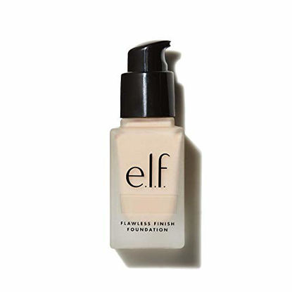 Picture of e.l.f, Flawless Finish Foundation, Lightweight, Oil-free formula, Full Coverage, Blends Naturally, Restores Uneven Skin Textures and Tones, Swan, Semi-Matte, SPF 15, All-Day Wear, 0.68 Fl Oz