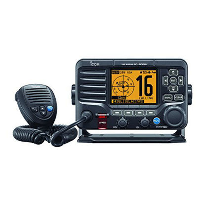 Picture of ICOM IC-M506 11 Fixed Mount VHF with Hailer & N2K, Front Mic