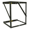 Picture of Tripp Lite 8U/12U/22U Expandable Wall-Mount 2-Post Open Frame Rack, Adjustable Network Equipment Rack, Switch Depth, 18" Deep, 5 Year Warranty (SRWO8U22), black, 17.8 (8U) , 24.8 (12U), 42.3 (22U) x 20.11 x 18.24