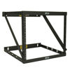 Picture of Tripp Lite 8U/12U/22U Expandable Wall-Mount 2-Post Open Frame Rack, Adjustable Network Equipment Rack, Switch Depth, 18" Deep, 5 Year Warranty (SRWO8U22), black, 17.8 (8U) , 24.8 (12U), 42.3 (22U) x 20.11 x 18.24