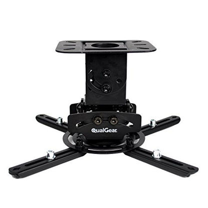 Picture of QualGear PRB-717-Blk Universal Ceiling Mount Projector Accessory,Black Mount
