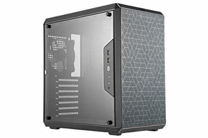 Picture of Cooler Master MasterBox Q500L Micro-ATX Tower with ATX Motherboard Support, Magnetic Dust Filter, Transparent Acrylic Side Panel, Adjustable I/O & Fully Ventilated Airflow