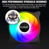 Picture of PCCOOLER 120mm Case Fan 3 Pack Magic Moon Series, PC-FX120 High Performance Cooling PC Fans - RGB Case Fans with Hydraulic Bearing - Low Noise Computer Fans for PC Case