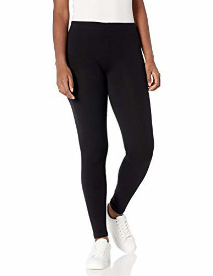 GetUSCart- No Nonsense Women's Cotton Legging, Black, X-Large