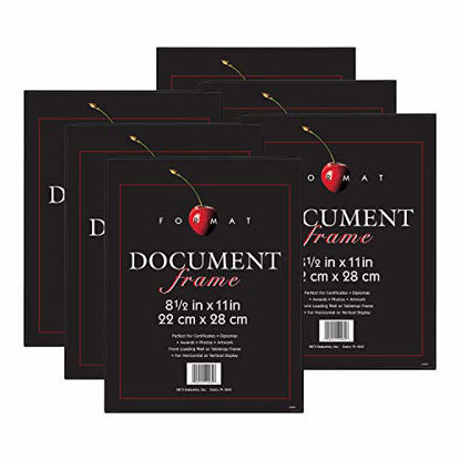 Picture of MCS Format Frame, 8.5 x 11 in, Black, 6 Count