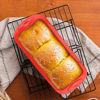 Picture of Set of 4 Silicone Mini Loaf Pan - SILIVO Non-Stick Mini Loaf Baking Pans, Mini cake pan, Mini Bread Loaf pans for Cake, Bread, Meatloaf and Quiche - 5.7"x2.5"x2.2"