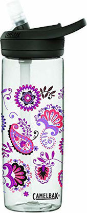 Picture of CamelBak eddy+ BPA Free Water Bottle, 20 oz, Floral Paisley