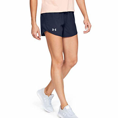 Picture of Under Armour Women's Fly By 2.0 Running Shorts , Midnight Navy (411)/Midnight Navy , X-Small