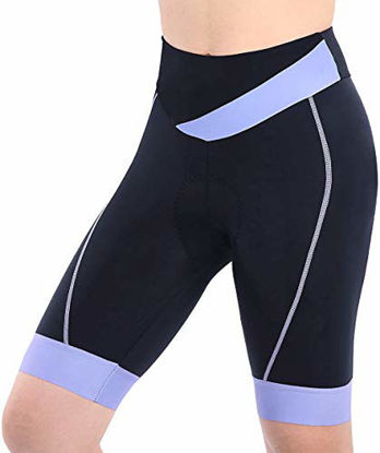 Picture of beroy Bike Shorts with 3D Gel Padded,Womens Gel Cycling Shorts(XXXL,Purple)