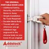 Picture of Addalock - (1 Piece ) The Original Portable Door Lock, Travel Lock, AirBNB Lock, School Lockdown Lock