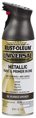 Picture of Rust-Oleum 249131 11 oz Universal All Surface Spray Paint, Oil Rubbed Bronze Metallic