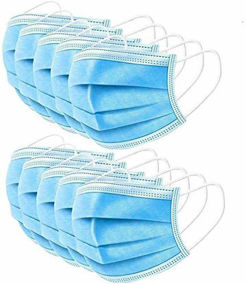 Picture of 50pcs Disp0sable Nose Filter 3-layer Breathable Comfortable Cover Used In Hospitals,schools And Public Health