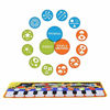 Picture of Cyiecw Piano Music Mat, Keyboard Play Mat Music Dance Mat with 19 Keys Piano Mat, 8 Selectable Musical Instruments Build-in Speaker & Recording Function for Kids Girls Boys, 43.3'' x14.2''