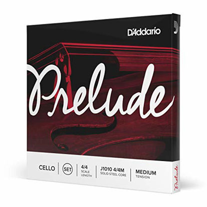 Picture of D'Addario Prelude Cello String Set, 4/4 Scale, Medium Tension
