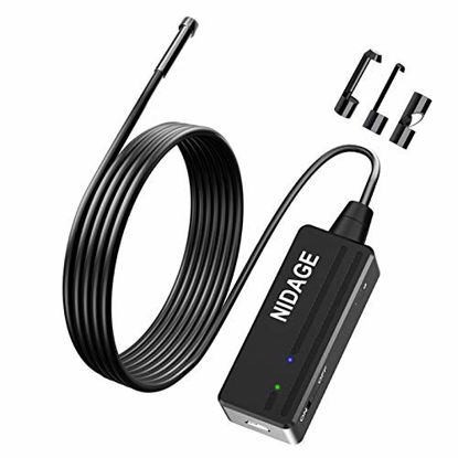 Wireless Endoscope 2.0 MP HD 5.5mm Snake Camera for Android Tablet 5.5mm 11.5ft Inspection Camera iOS 