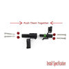 Picture of MUYI 10 Kit 2 Pin Way Waterproof Electrical Connector 2.5mm Series Terminals Quick Locking Wire Harness Sockets