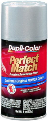 Picture of Dupli-Color BHA0971-6 PK (EBHA09717-6 PK) Satin Silver Metallic Honda Perfect Match Automotive Paint - 8 oz. Aerosol, (Case of 6)