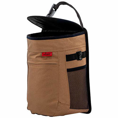 Picture of Lusso Gear Spill-Proof Car Trash Can - 2.5 Gallon Hanging Garbage Bin, Odor Blocking Technology, Removable Liner, Storage Pockets, Keeps Your Truck, Minivan & SUV Looking Sharp & Smelling Fresh