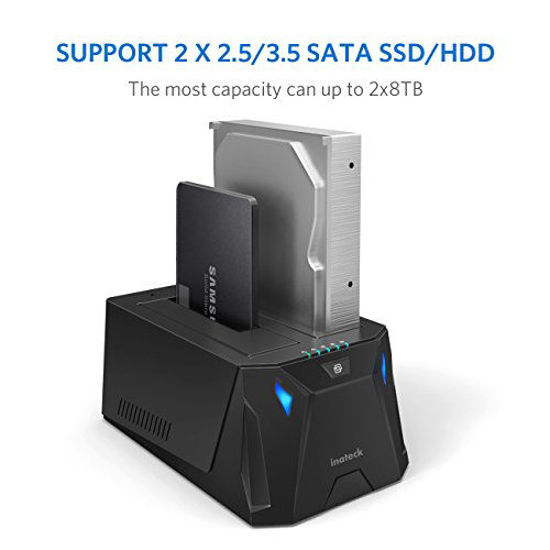 GetUSCart Inateck SATA Hard Drive Docking Station, USB 3.0 SSD Docking